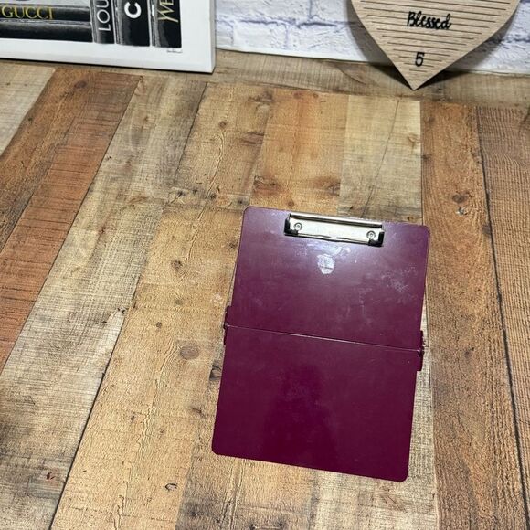 Maroon Foldable Nursing Edition Clipboard w/Reference Guides. - Picture 3 of 6